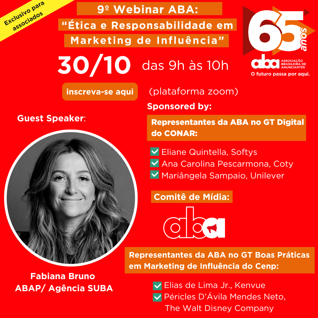 9º Webinar ABA - Ética e Responsabilidade em Marketing de InfluênciA_FIAL